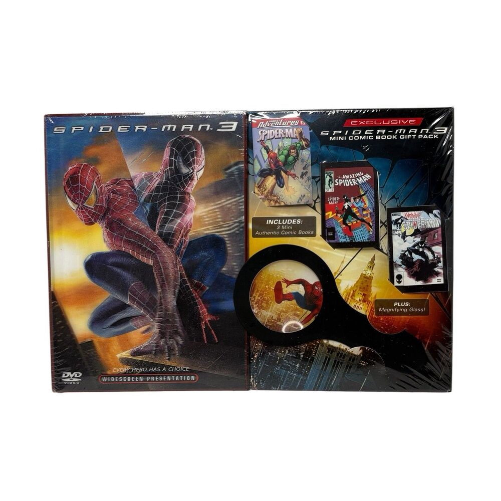 Spiderman 3 Walmart Exclusive Pack (DVD, Widescreen, Limited Edition Comic Book)